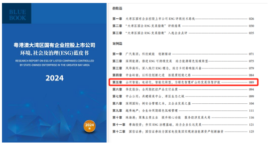 喜讯！黄金甲体育智能再次入选“大湾区国企ESG发展指数”榜单