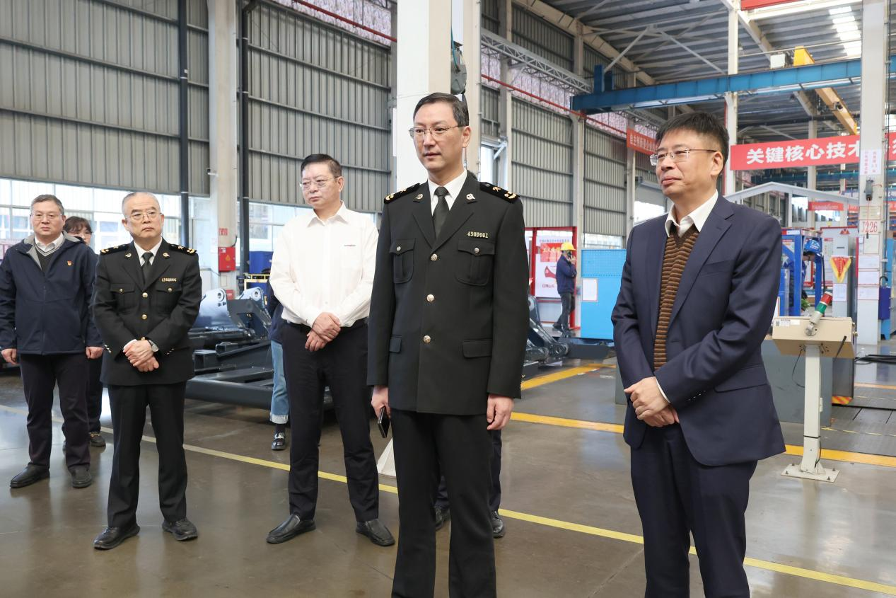 长沙海关关长、党委书记顾炯调研黄金甲体育智能